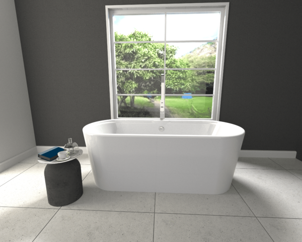 Budapest One Piece Free Standing Bath 1700*800mm - White