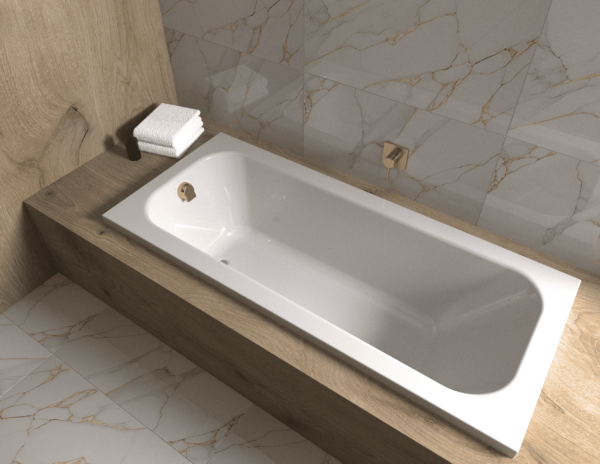 Caracas Built In Bath 1600*700*440mm - White