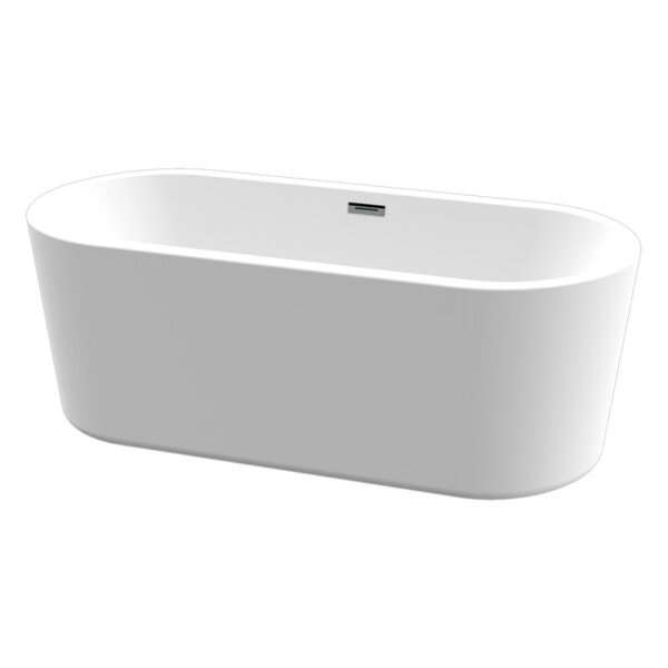 Cayman One Piece Free Standing Bath 1690*790*600mm - White - Image 2